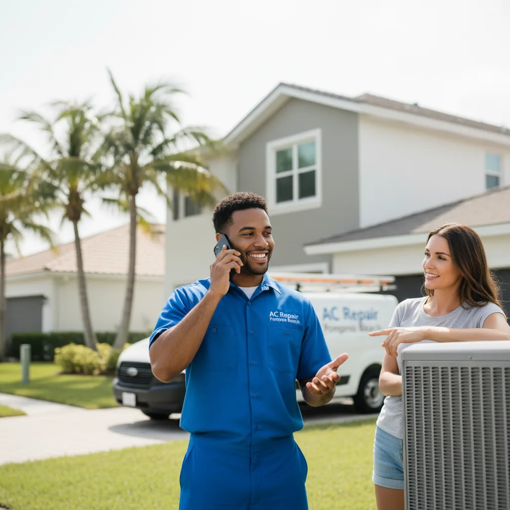 AC Repair Pompano Beach customer support in Fairbank